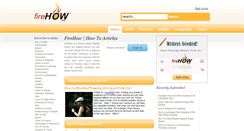 Desktop Screenshot of firehow.com